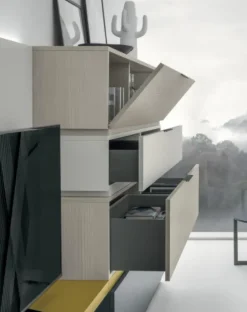 Parete attrezzata Space s003 di Tomasella scontata del 30%