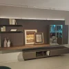 Parete attrezzata Spazio Pianca in stile moderna a prezzo ribassato