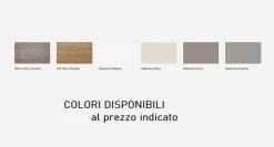 Parete attrezzata Spazio laccato di Pianca scontata del 26%