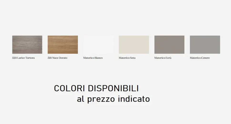 Parete attrezzata Spazio laccato di Pianca scontata del 26%