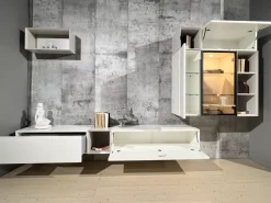 Parete attrezzata Spazio Pianca in stile moderna a prezzo scontato