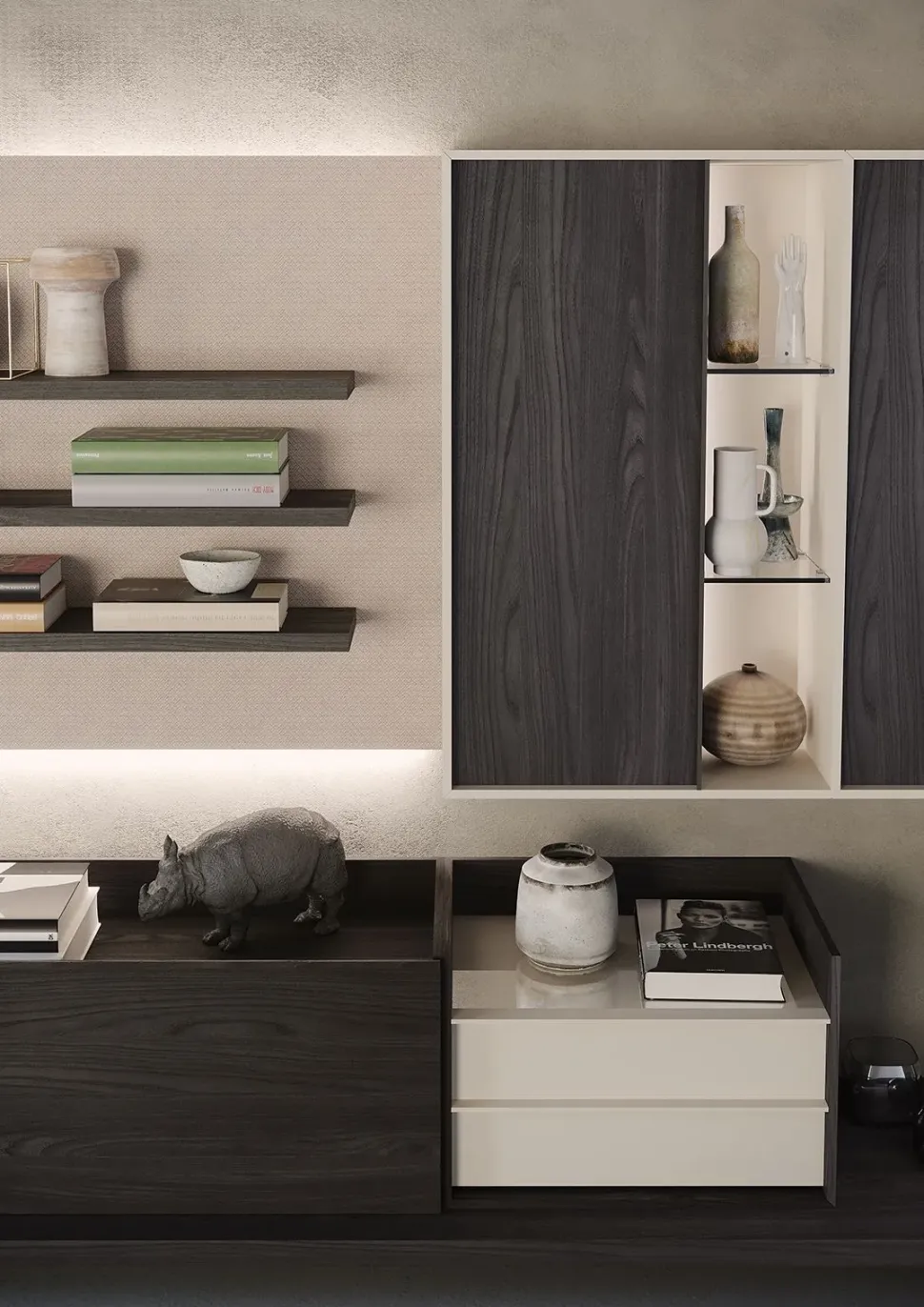 Parete attrezzata Story 6 di Astor mobili in OFFERTA OUTLET