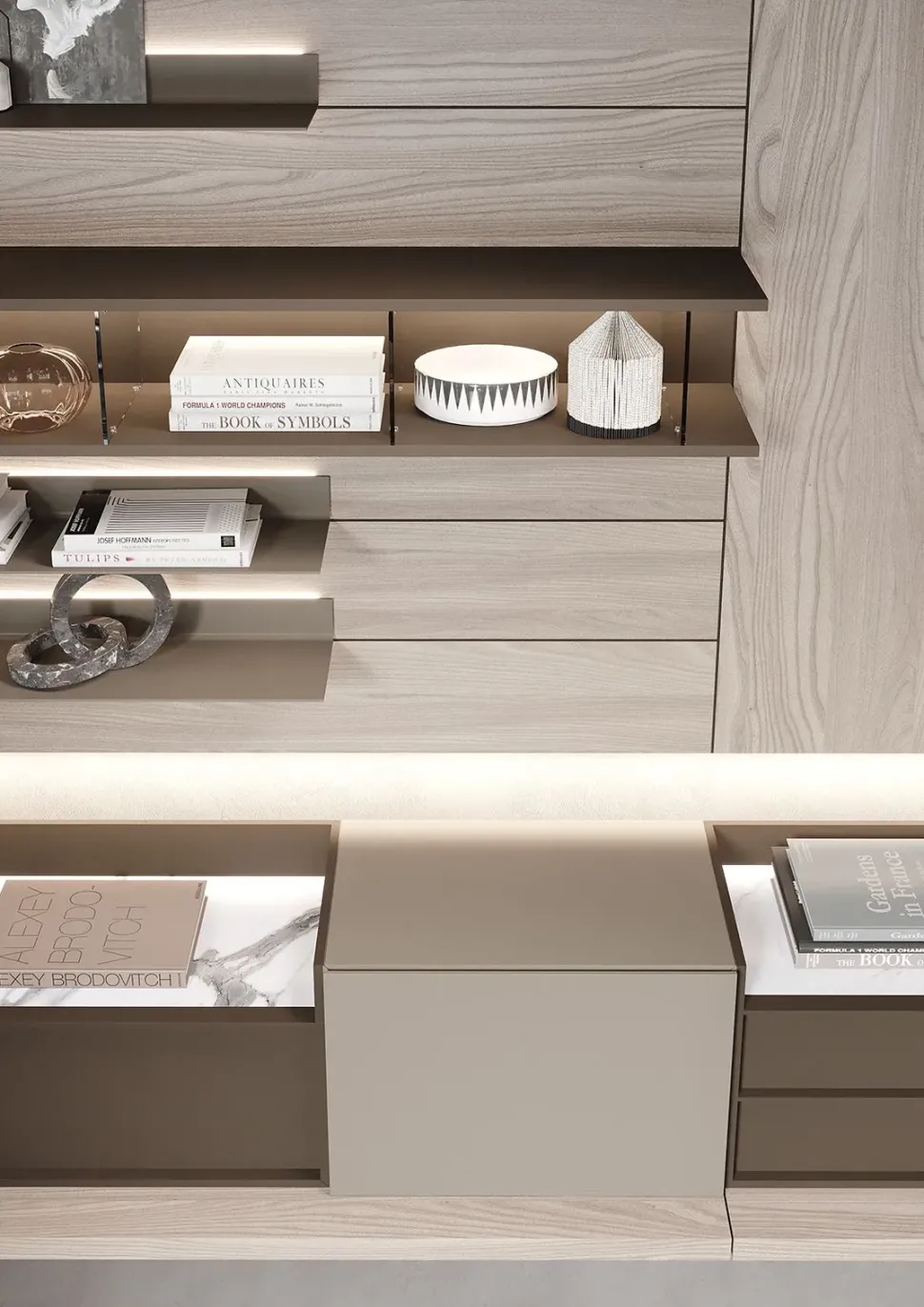 Parete attrezzata Story 2 della firma Astor mobili con un ribasso esclusivo