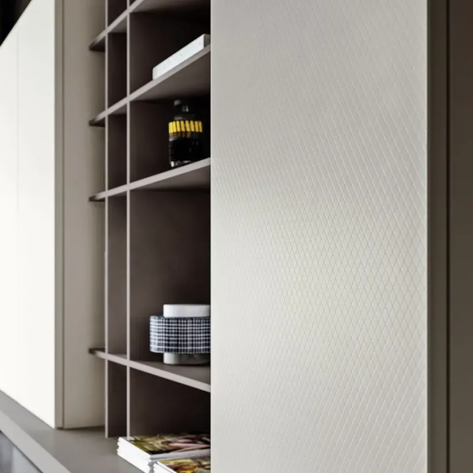 Parete attrezzata System day Homes in stile design a prezzo scontato