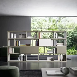 Parete attrezzata System day Homes in stile design a prezzo scontato