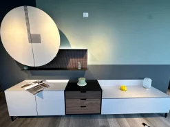 Parete attrezzata Time unit _ ti 101 Tomasella in stile design a prezzo ribassato