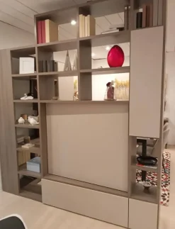 Parete attrezzata Vitality luce della marca Colombini casa con un ribasso esclusivo