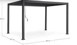 Pergotenda modello Pergola ocean Bizzotto a prezzo scontato