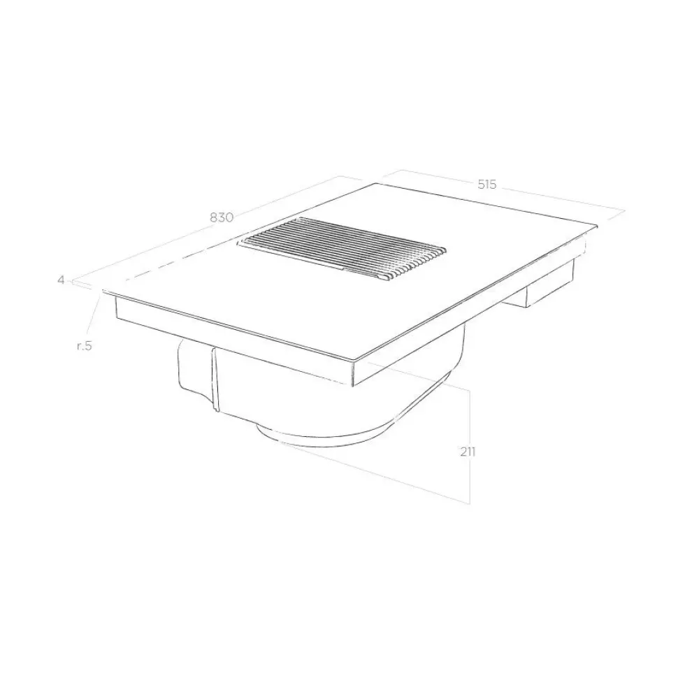 Piano cottura Elica Nikolatesla prime a prezzo Outlet