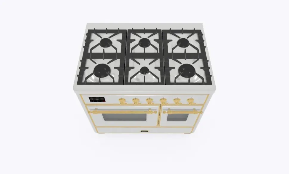 Piano cottura modello Majestic md10n dell'azienda Ilve a prezzo ribassato