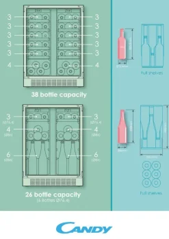 Piccoli elettrodomestici Candy: Cantinetta incasso 60 cm a prezzi convenienti