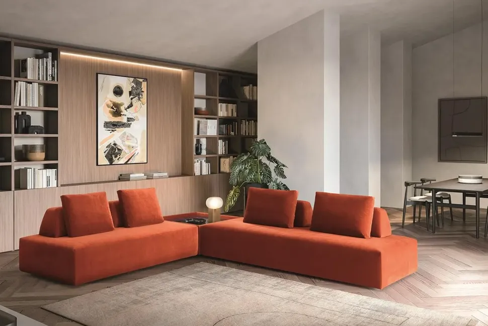 Platform tessuto in poliuretano Felis in Offerta Outlet