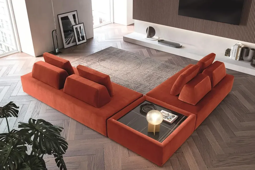 Platform tessuto in poliuretano Felis in Offerta Outlet