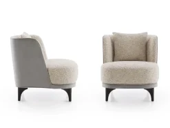 Poltrona Amanda outlet Diotti.com in Tessuto SCONTATA