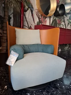 Poltrona Campiello+ Zanotta in Tessuto SCONTATA