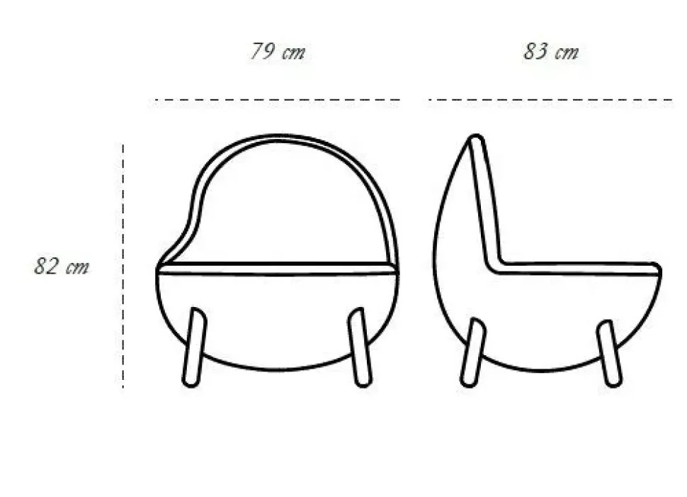 Poltrona Cirrus Artigianale in Tessuto SCONTATA