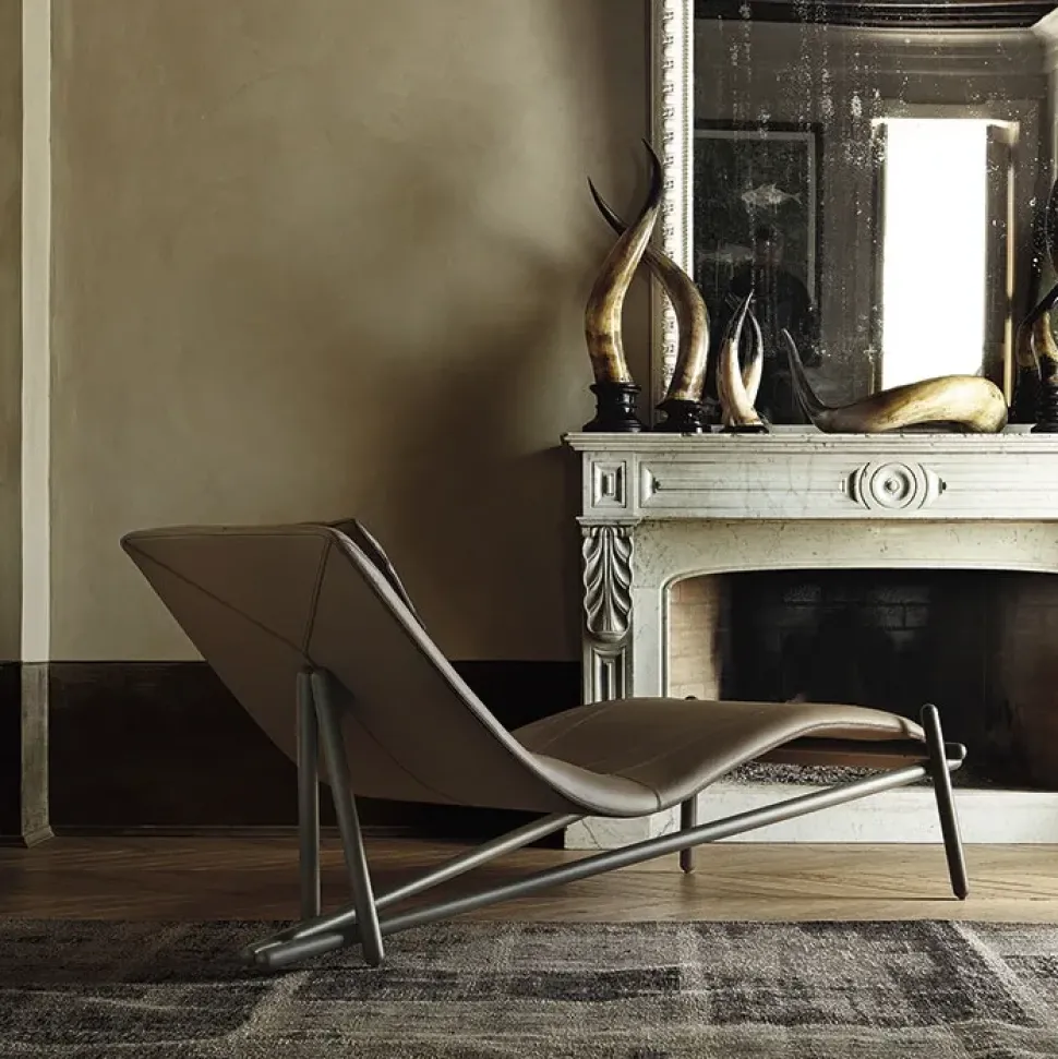 Poltrona con movimento relax Donovan in Ecopelle Cattelan italia con forte sconto