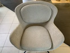 Poltrona con seduta fissa Meghan Riflessi in Offerta Outlet