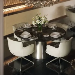 Poltrona con seduta fissa  rhonda lounge Cattelan italia in Offerta Outlet