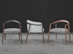 Poltrona con seduta fissa Tekton Flou in Offerta Outlet