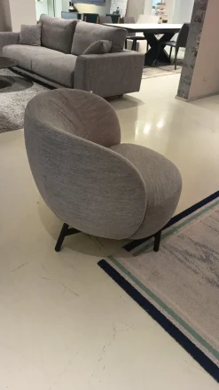 Poltrona con seduta fissa Poltrona lunam Kartell a prezzo Outlet