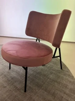 Poltrona con seduta fissa Coco Calligaris a prezzo scontato