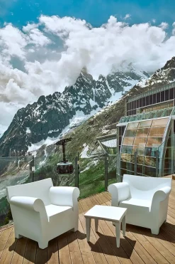 Poltrona con seduta fissa Bubble club Kartell a prezzo scontato