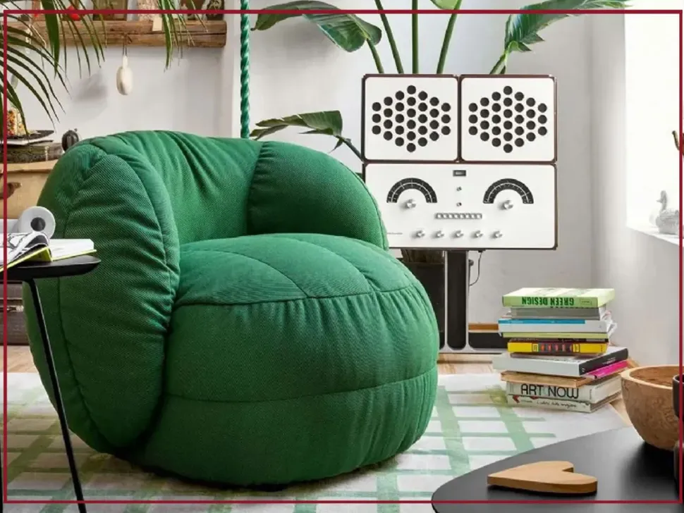 Poltrona con seduta fissa Reef Connubia a prezzo Outlet