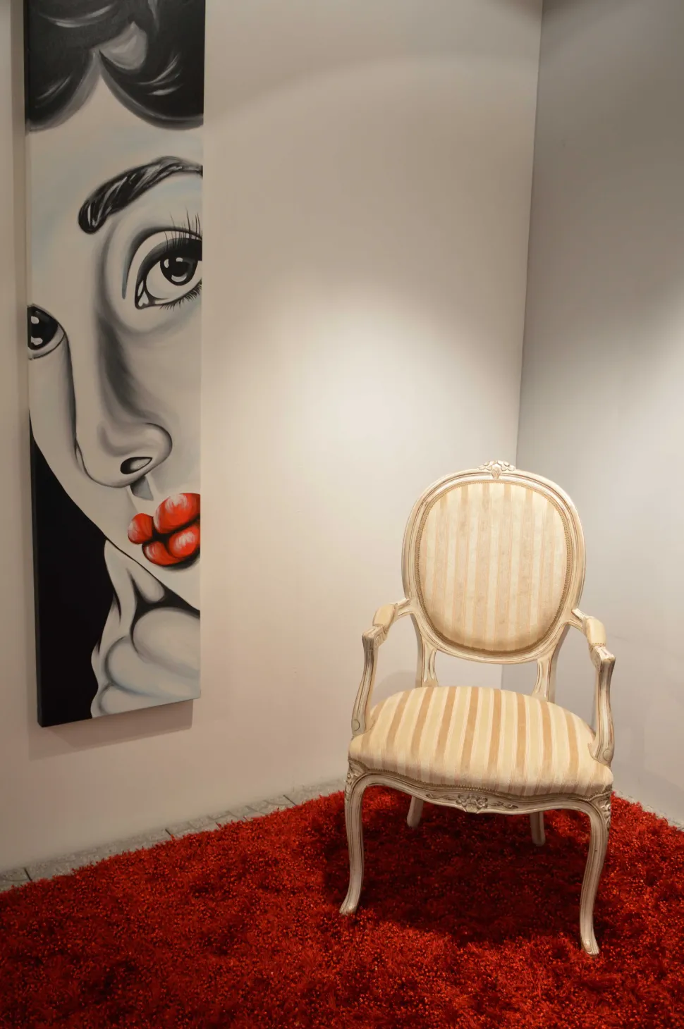 Poltrona di Produzione Artigianale in stile provenzale Shabby Chic - Scontata del - 50%