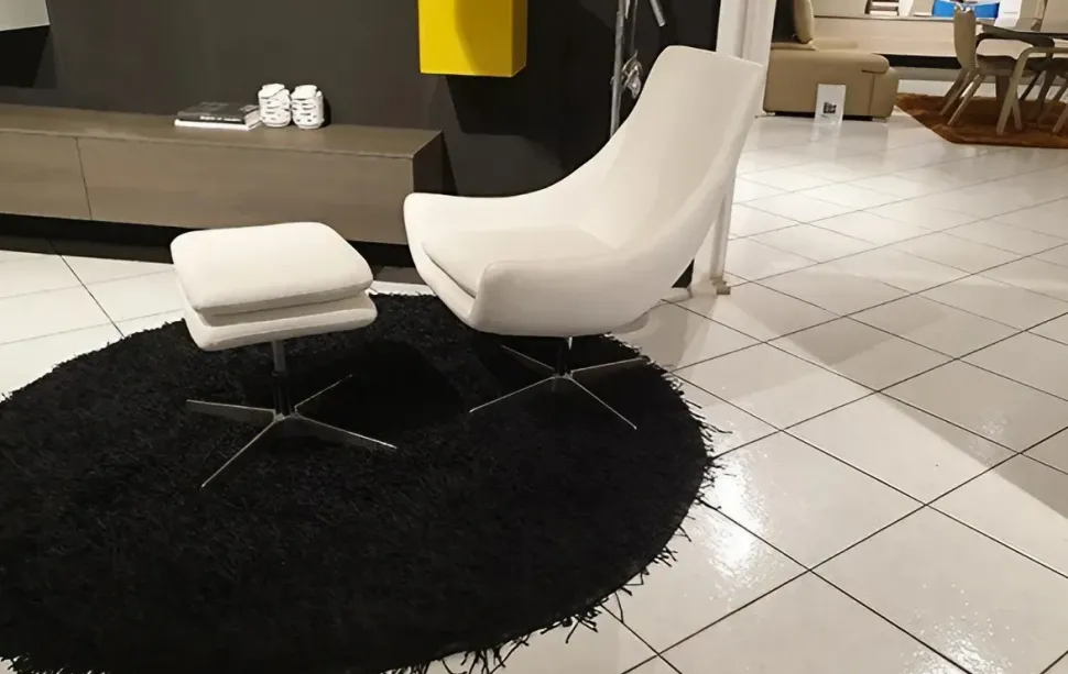 Poltrona in Ecopelle Jeff La casa moderna a prezzo Outlet