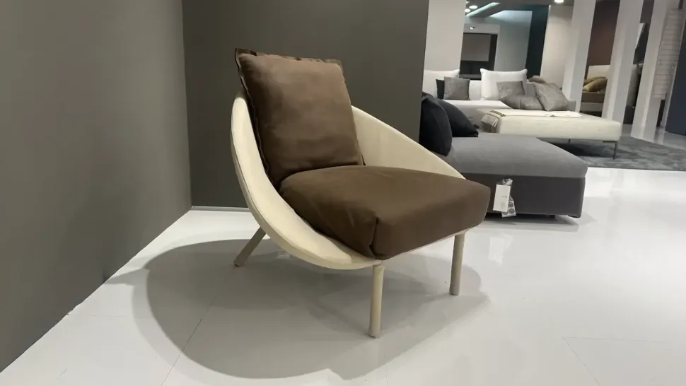 Poltrona in Ecopelle Lem Miniforms a prezzo scontato