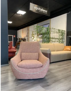 Poltrona in Microfibra Ula Egoitaliano a prezzo scontato