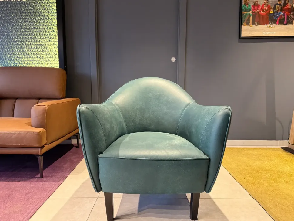 Poltrona in Pelle Musetta Egoitaliano in Offerta Outlet