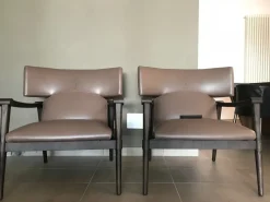 Poltrona in Pelle Trussardi casa a prezzo ribassato