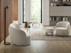 Poltrona in stile design Moby Artigianale in Offerta Outlet