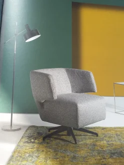 Poltrona in stile design Grey Artigianale in Offerta Outlet