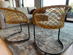 Poltrona in stile design P47 Midj in Offerta Outlet