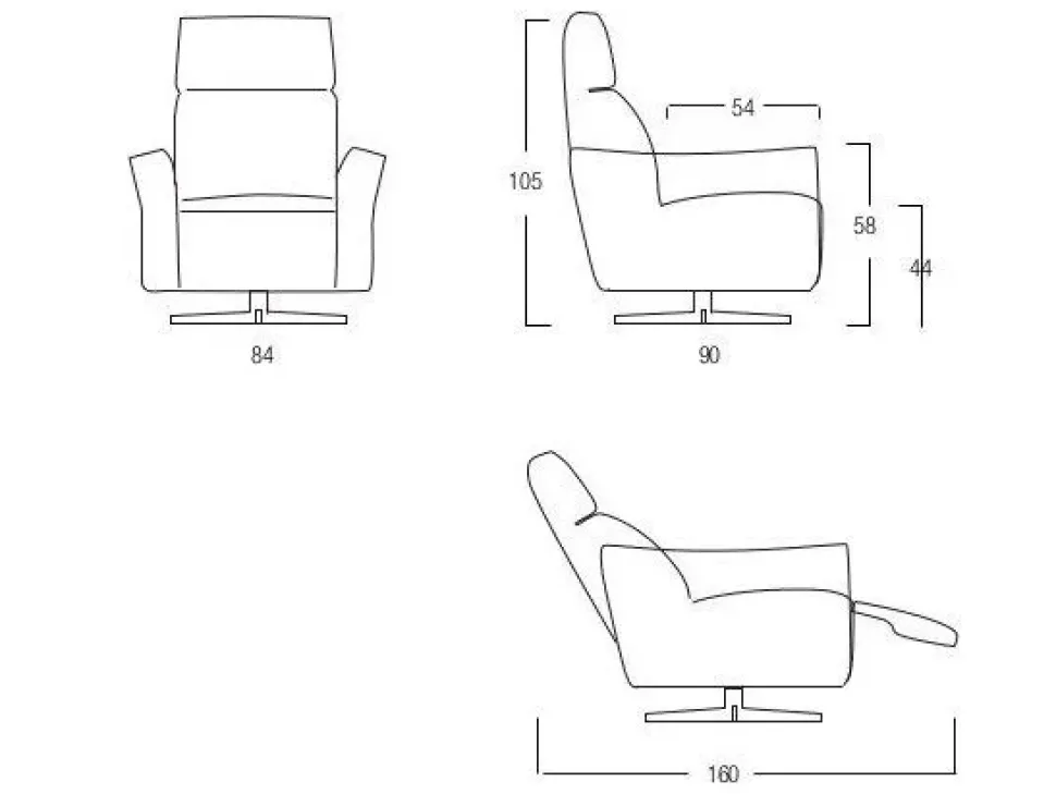 Poltrona in stile moderna Blues Egoitaliano in Offerta Outlet