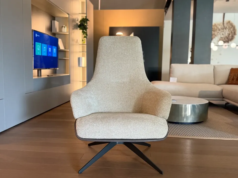 Poltrona in stile moderna Kensington Molteni & c in Offerta Outlet