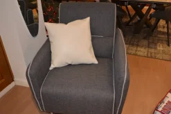 Poltrona in stile moderna Poltrona modello gessy Biel in Offerta Outlet