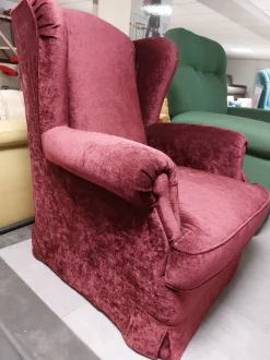 Poltrona in Tessuto Bergere Art salotti a prezzo scontato