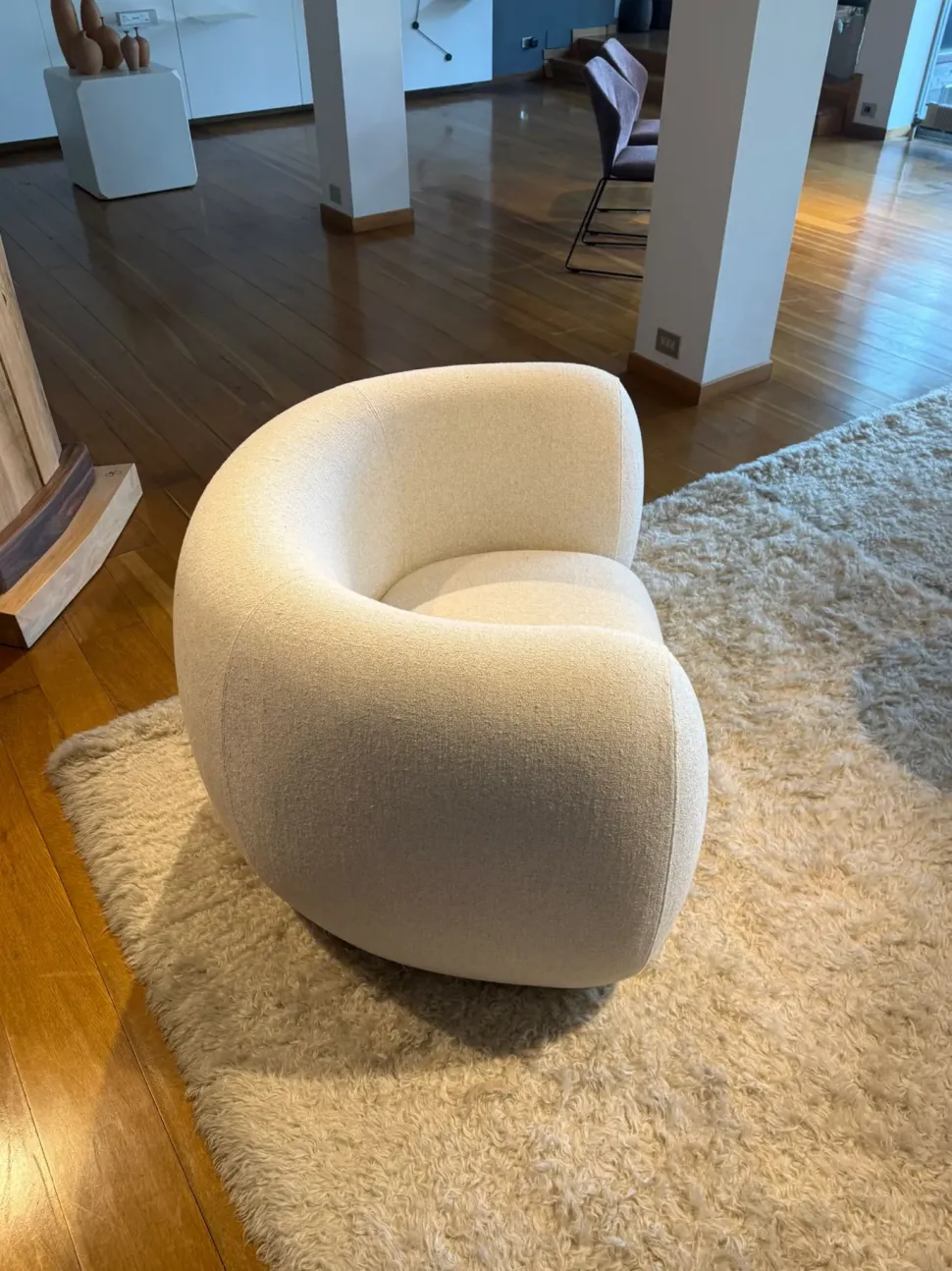 Poltrona in Tessuto Cinnamon Molteni & c in Offerta Outlet