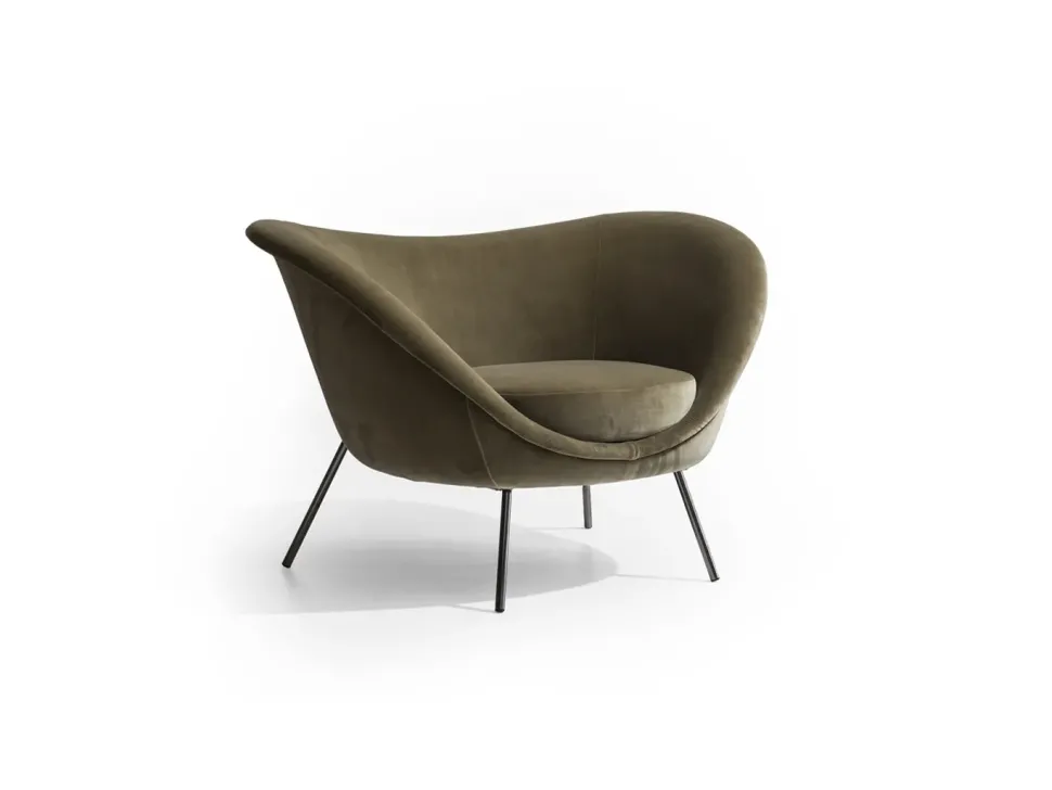 Poltrona in Tessuto D.154.2 Molteni & c in Offerta Outlet