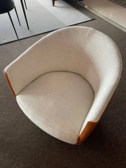 Poltrona in Tessuto Fuller Presotto a prezzo scontato