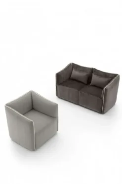 Poltrona in Tessuto Kubik Artigianale a prezzo scontato