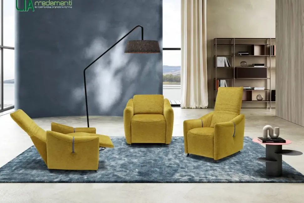 Poltrona in Tessuto Moky Egoitaliano a prezzo scontato