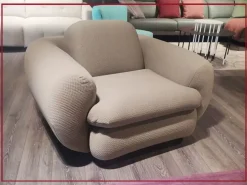 Poltrona in Tessuto Poltrona dienne curvi Dienne salotti a prezzo Outlet