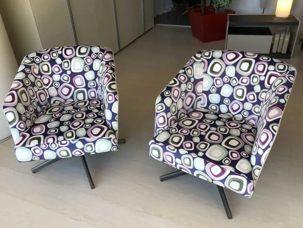 Poltrona in Tessuto Tag Biba salotti in Offerta Outlet