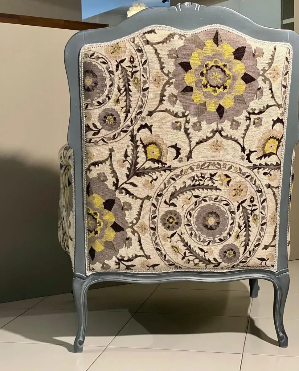 Poltrona in Tessuto Tiglio Tre ci salotti