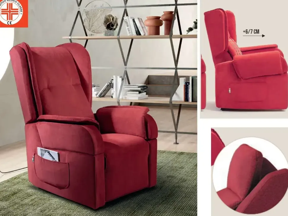 Poltrona Isabel con movimento relax a marchio Benessere relax con uno sconto esclusivo